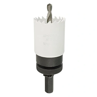 Image of 40mm HSS Hole Saw Holesaw Bi Metal Blade Cutter Drill And Adaptor Arbor