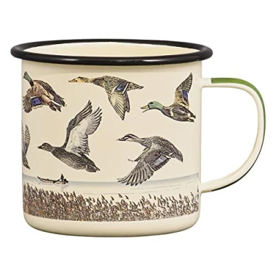 Image of Gentlemen&#039;s Hardware Camping and Outdoor Enamel Coffee Mug, Ducks, 500 ml
