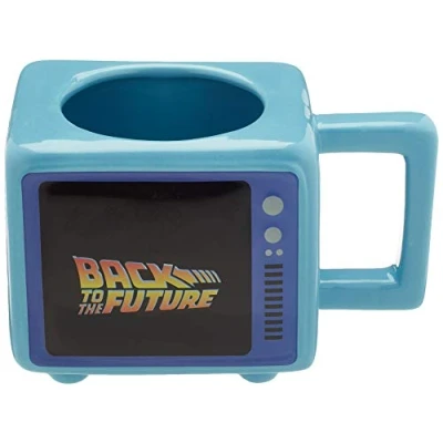 Image of Pyramid Retro TV Heat Change Mug Back to The Future (Flux Capacitor)