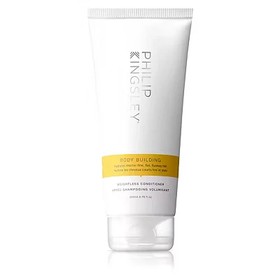 Image of Philip Kingsley Body Building Weightless Conditioner Volumising for Fine, Limp, Flat, Flyaway Short Hair Hydrates, Thickens, Lifts and Adds Volume Shine 200ml
