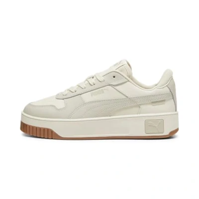 Image of PUMA Women&#039;s Carina Street Sneaker, Alpine Snow Desert DUST, 7 UK