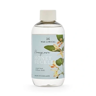 Image of Wax Lyrical Homegrown Collection Honeysuckle Scent Reed Diffuser Refill 200ml