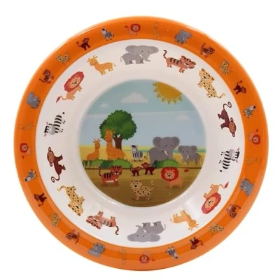 Image of lesser and pavey Little Stars Children Bowl Zoo Design 1 Piece Multicoloured 16 cm x 4