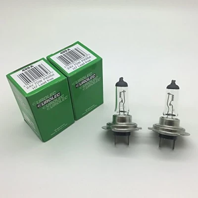 Image of 2 x Eurolec H7 499A Halogen Headlamp Headlight Truck Lorry Bulb 24v 70w PX26d