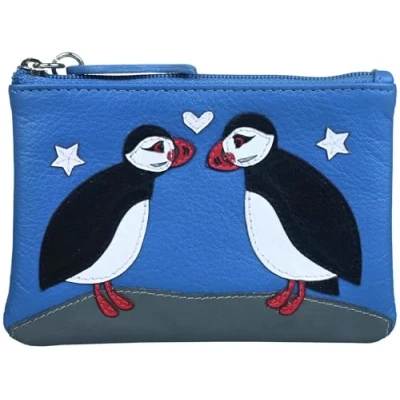 Image of Mala Leather Lundi Collection Coin Purse with Keyring RFID 4275_82 Multi