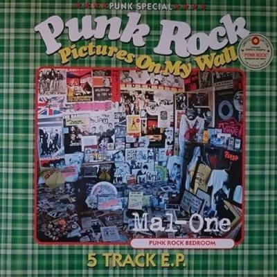 Image of Various Punk &amp; New Wave Rock Pictures On My Wall (Punk Bedroom) + Art Print 2024 UK 12&quot; vinyl MAL ONE12 002A