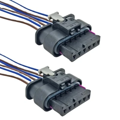 Image of 2 Pack Tail Light Wiring Harness Connector Repair Kit Compatible with Mini Cooper F55 F56 F57 6 Pin 63217361305