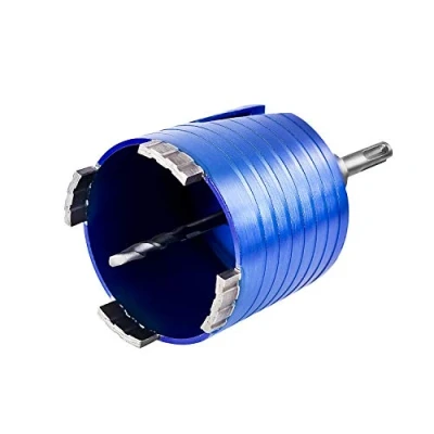 Image of S&amp;R diamond core drill bit set 68mm, segment height 10mm, with center 8x120 mm, SDS plus adapter