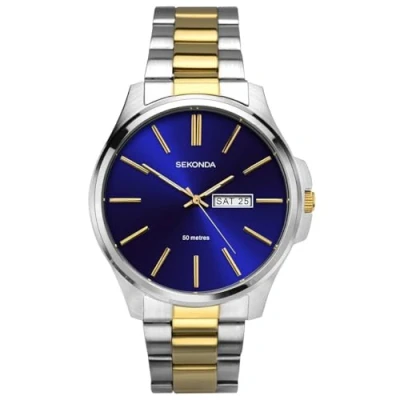 Image of SEKONDA Mens Analogue Classic Quartz Watch with Stainless Steel Strap 1440.27