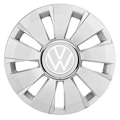 Image of Volkswagen 1S0071454BYEH Wheel Trims (Set of 4) 14 Inch Steel Rims Silver