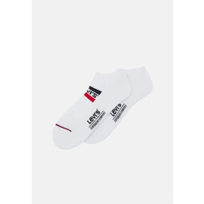 Image of Levi&#039;s LOW CUT LOGO Unisex 2 PACK Socks, Size: 6 8, white /