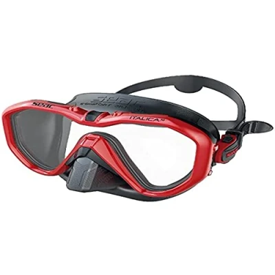 Image of SEAC Italica50, Single Lens Diving Mask for Professional and Recreational Snorkeling, Made in Italy