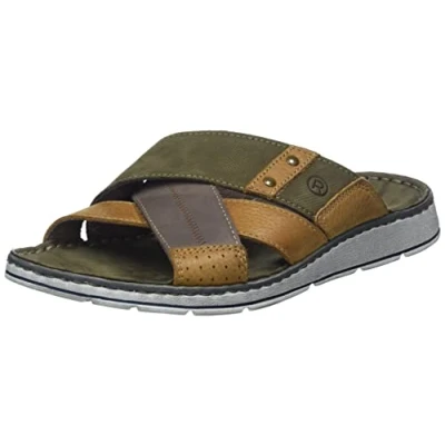 Image of Rohde Men&#039;s Brunello Slipper, 61 Olive, 7 UK
