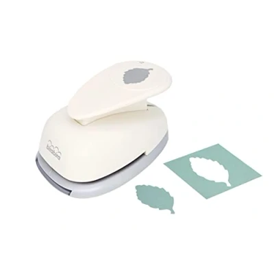 Image of Bira Craft 2 inch Birch Leaf Shape Lever Action Punch, Autumn for Paper Crafting Scrapbooking