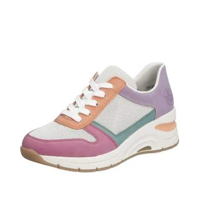 Image of Rieker Women&#039;s N9303 Lace up Shoes, Colourful, 6 UK