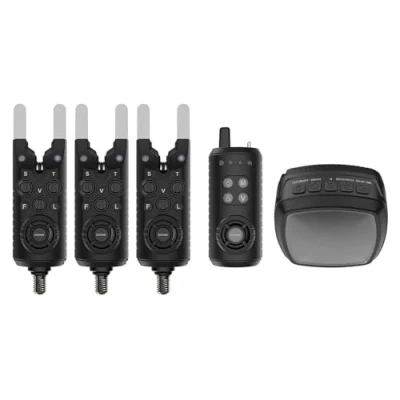 Image of Sonik Gizmo2 alarm Set 3+1 With Bivvy Lamp Bite