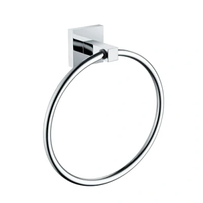 Image of Bristan SQ Ring C Square Towel Chrome
