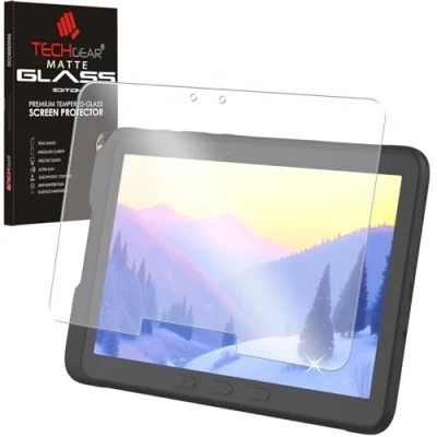 Image of TECHGEAR Anti Glare Galaxy Tab Active Pro / 4 10.1&quot; MATTE Glass, Tempered Glass Screen Protector [9H] [Scratch Resistant] Designed For Samsung SM T540 T545 T547 T630 T637 etc
