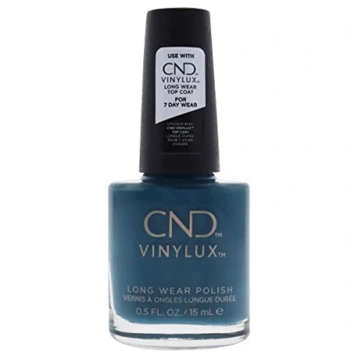 Image of CND Vinylux Long Wear Nail Polish (No Lamp Required), 15 ml, Blue, Splash of Teal