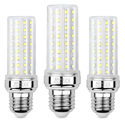 Image of HZSANUE LED Corn Bulbs 20W, 150W Incandescent Equivalent, 2300Lm, 6000K Daylight White, E27 Edison Screw, Pack of 3