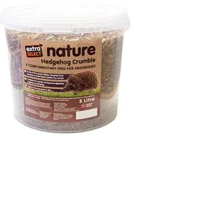 Image of Extra Select Nature Hedgehog Crumble: Pro Biotic, High Protein Dry Food, Enriched with Black Soldier Fly Larvae 5L Tub