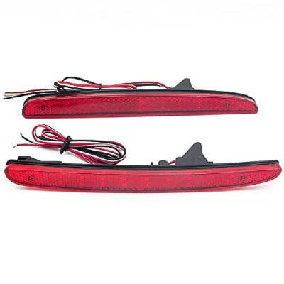 Image of LED Rear Fog Lamp Bumper Light for Honda Civic Hatchback 2016 2017 2018 Auto Bulb Brake Reflector