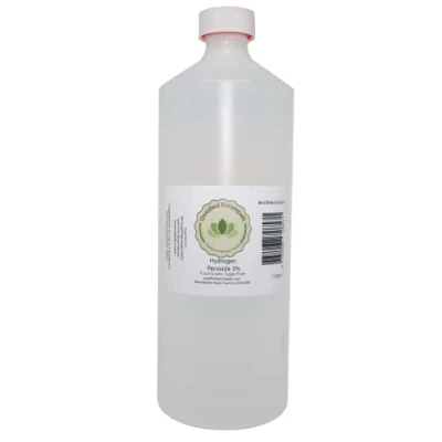 Image of Food Grade Hydrogen Peroxide 3% 1100ml Pure Unstabilized H2O2 (H O H)