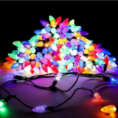 Image of Christmas Concepts® 200 Multi Colour Pinecone Lights with Twinkling Effect