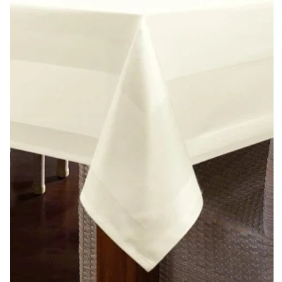 Image of TextilDepot24 Table Cloth 130 x 280 cm with Satin Band Design 100% Cotton Colour Wine