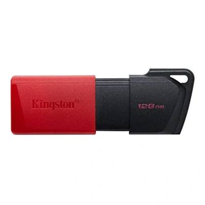 Image of Kingston DataTraveler Exodia M USB 3.2 Gen 1 DTXM/128GB with Moving Cap (Black + Red)