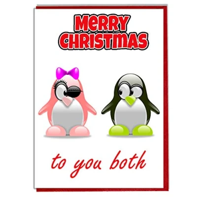 Image of AK Giftshop Merry Christmas Card To You Both