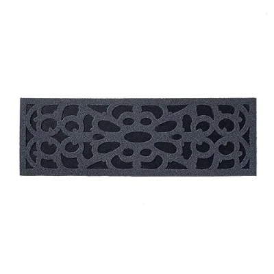 Image of Nicoman Narrow Doormat Victorian Style Step Door Mat Barrier Eco Friendly Absorbent Heavy Duty Dirt Scraper Watertight For Indoor Outdoor Garden Shed Garage Entrance (2 Pack, 75 x 25cm)