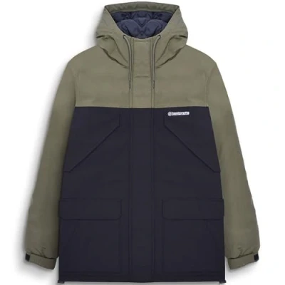 Image of Lambretta Mens Utility Outdoor Multiple Pockets Jacket Black/Khaki 3XL