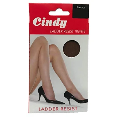 Image of Cindy LARGE 20 Denier Ladder Resist Ladies Tights Fantasy 3 Pair