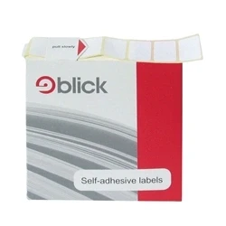 Image of Blick Labels in Dispensers 24x37mm White (640 Pack)