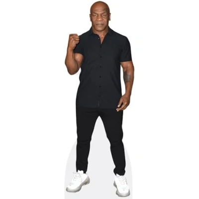 Image of Mike Tyson (Black Outfit) Life Size Cutout