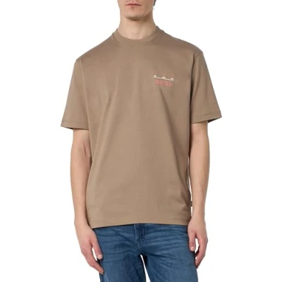 Image of BOSS T shirt Backprint Light Brown size M