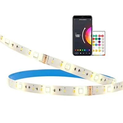 Image of G.W.S® LED Strip Light 10M (2x5M) with IR Remote, 5050 RGB+CCT, WiFi Smart APP Control, Works Alexa and Google Assistant, Music Sync, DIY Decoration Lights