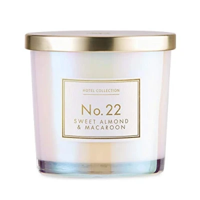 Image of Aldi Hotel Collection 2 Wick Candle No 22 Sweet Almond &amp; Macaroon