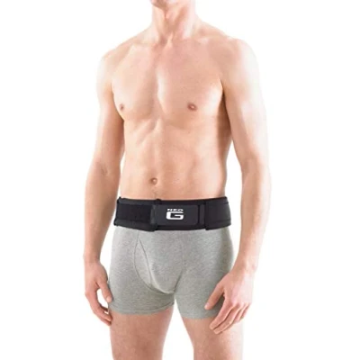 Image of Neo G Sacroiliac Belt Support For Lower Back, &amp; Back Pain, Breathable, Instability Weak Muscles Adjustable Power Straps Class 1 Medical Device Large Unisex