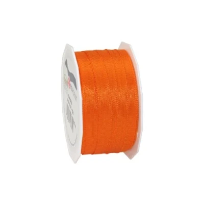 Image of C.E. Pattberg Präsent Europa Taffeta Ribbon Orange 10 mm width, 50 m length