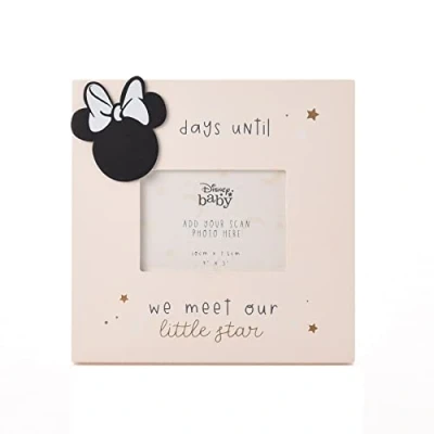 Image of Widdle Gifts Ltd Disney Baby Scan Countdown Photo Frame Little Star Minnie Mouse 0429