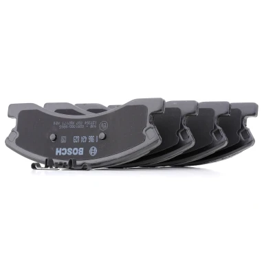 Image of 05093138AA, 5093138AA Brake pad set BOSCH 0 986 424 823 Low Metallic with acoustic wear warning JEEP: GRAND CHEROKEE 2