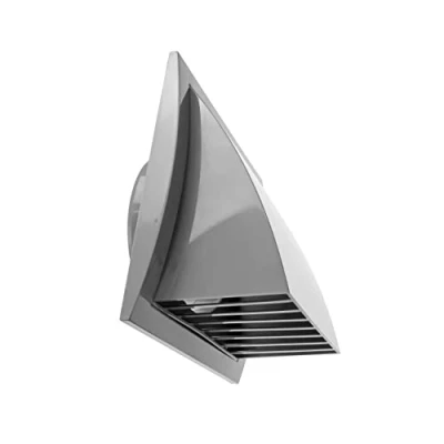 Image of 6&#039;&#039; Inch / 150 mm Exhaust Hood Vent with Rain Cover, Grey, Indoor and Outdoor Air HVAC Duct Cap (6 Inch, Gray)