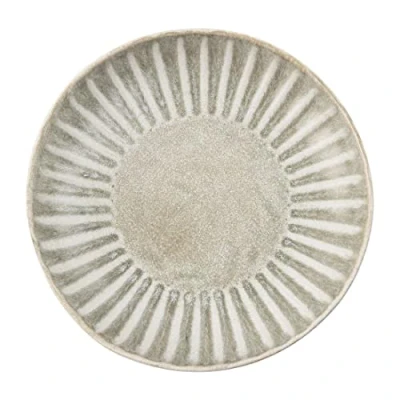 Image of Olympia Corallite Plates Concrete Grey 205mm (Pack of 6)