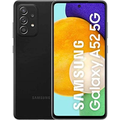 Image of 2021 Samsung Galaxy A52 5G Dual SIM 128GB Awesome Black (Renewed)