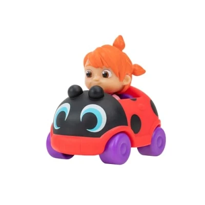 Image of CoComelon YoYo Ladybug Mini Vehicle Features Built in Toy Car Toys for Kids, Toddlers, and Preschoolers