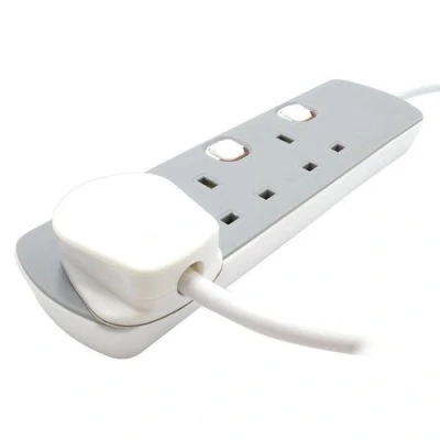 Image of Pro Elec 3 Gang Switched Grey Extension Lead 2 Meter