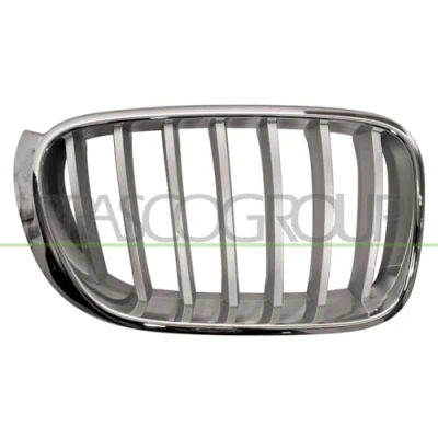 Image of 51137367422 Radiator Grill PRASCO BM8062013 Right Chromed BMW: X3