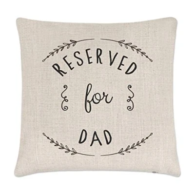 Image of Gift Base Reserved For Dad Linen Cushion Cover